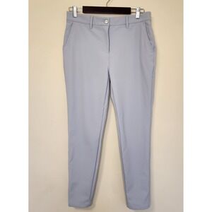 Macade Golf Mens Slim Fit Flat Front Performance Pants Light Gray Size 40X27